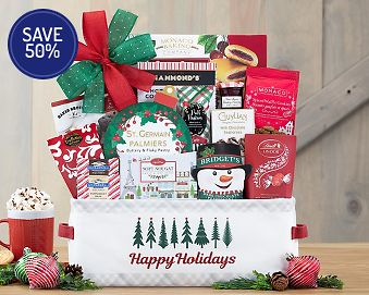 Happy Holidays Gift Basket Gift Basket 50% Save Original Price is $44.95
